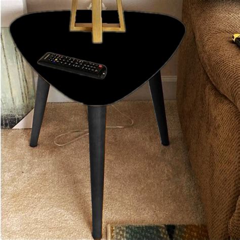 wood land triangle side table  room coffee table  living room