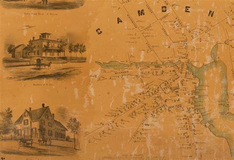 Camden Maine Map