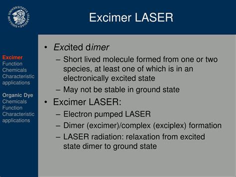 Ppt Excimer And Dye Lasers Powerpoint Presentation Free Download