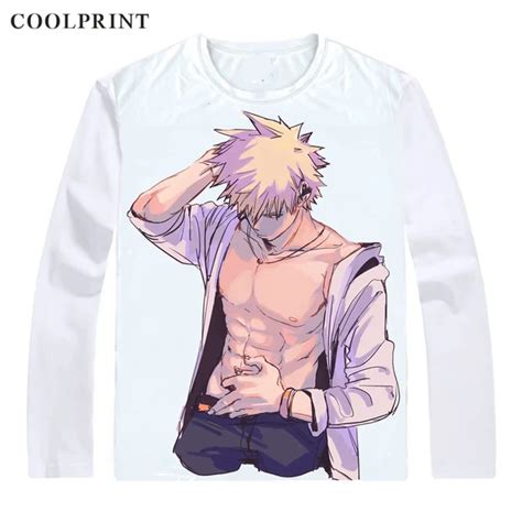 Bakugou Katsuki T Shirt Boku No Hero Academia My Hero Academia Men T