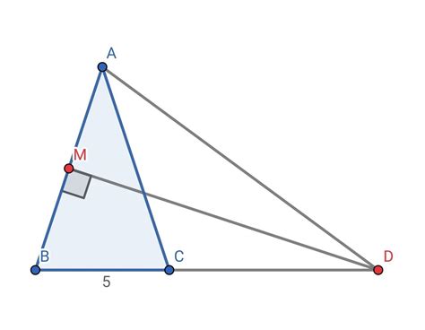 Fie Un Triunghi Isoscel Abc Cu Ab Ac Cm Si Bc Cm Se Duce