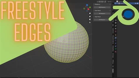 Freestyle Edges In Blender Youtube