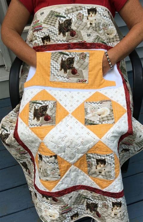 Kitten Play Lovie Lap Quilt With Pockets From