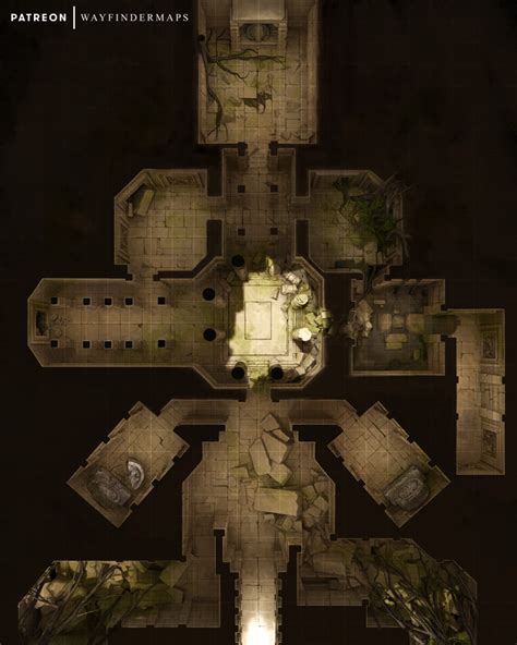 [ART][OC] Jungle Temple - Interior : DnD | Jungle temple, Dnd world map ...