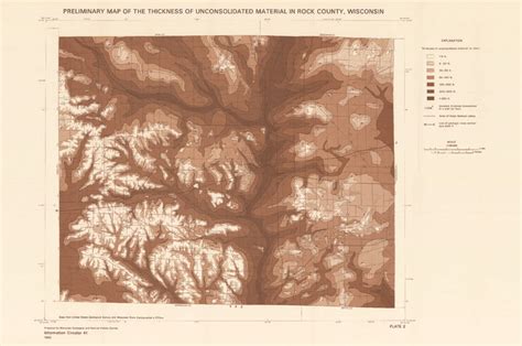 Wisconsin Geological And Natural History Survey Plate 2 Preliminary