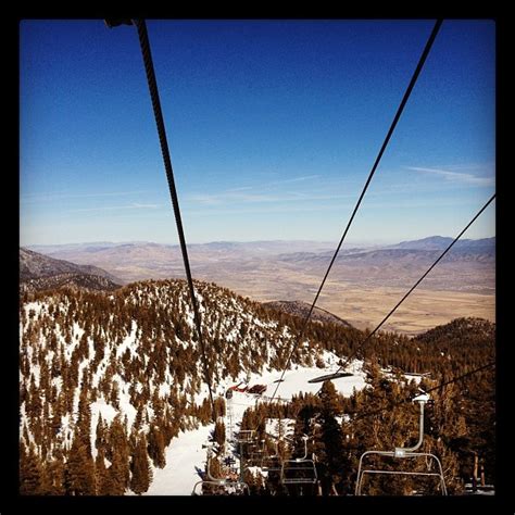 Great View Of The Carson Valley From Heavenly Mountain Feb 3 2012