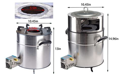 Rocket Stove With Handles A Portable Wood Burning Camping Stove With