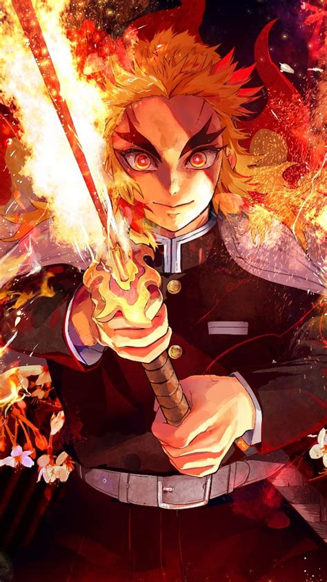 Kyojuro Rengoku Asesino De Demonios Giyu Inosuke Kimetsu No Yaiba