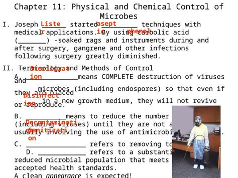 PPT Chapter 11 Physical And Chemical Control Of Microbes I Joseph