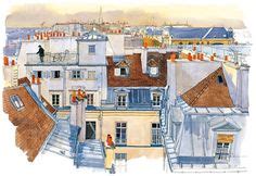 Fabrice Moireau Ideas Urban Sketching Urban Sketchers Watercolor