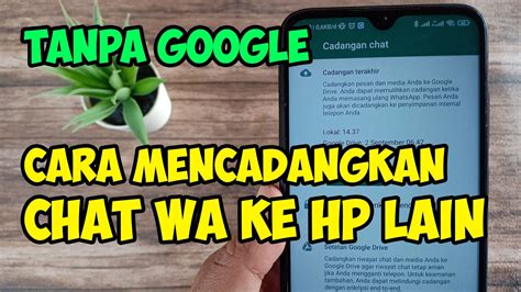 Cara Mencadangkan Wa Di Iphone Homecare24