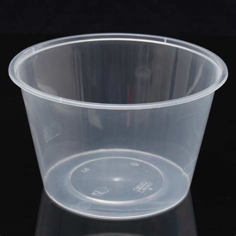 Sauce Cups Disposable Condiment Plastic Clear Sauce Chutney Cups Boxes With Lid Food Takeaway