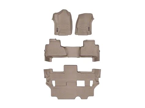 Weathertech Tahoe DigitalFit Front Rear And Third Row Floor Liners