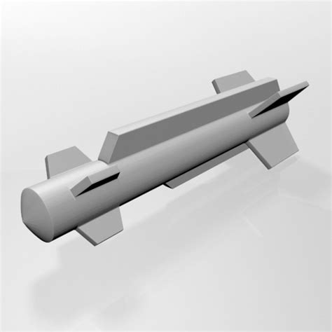 3D Missile 03 model - TurboSquid 1824923