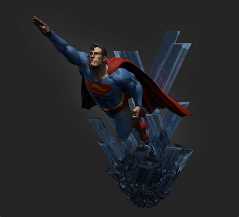 Artstation Unreleased Superman Statue