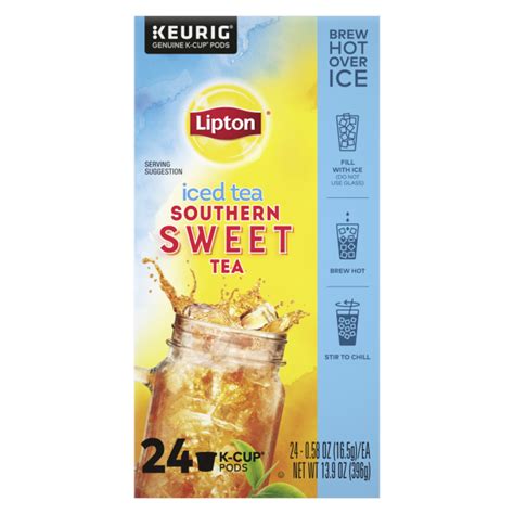 Lipton Southern Sweet Iced 24 Tea Classic K Cup Pods Lipton Us