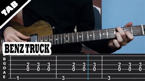 Benz Truck Lil Peep Guitar Tab Lesson Tutorial Youtube