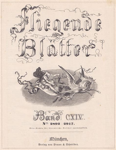 Fliegende Bl Tter Band Cxiv Frontispiz A Photo On Flickriver