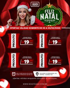 Social Media Supermercado Feliz Natal E Um Pr Spero Ano Novo Produto