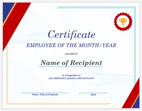 Membership Certificate Template Word