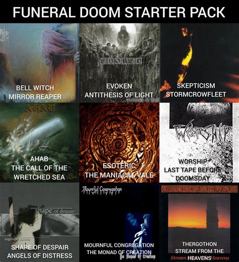funeral doom starter pack rmetalforthemasses