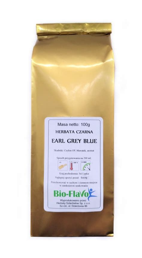 Herbata Czarna Earl Grey Blue G Bio Flavo Bio Flavo Sklep Empik