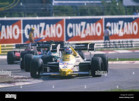 Keke Rosberg Fin Williams Fw B Honda Stock Photo Alamy