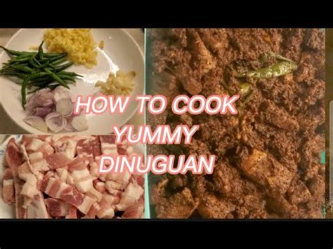 HOW TO COOK DINUGUAN YouTube