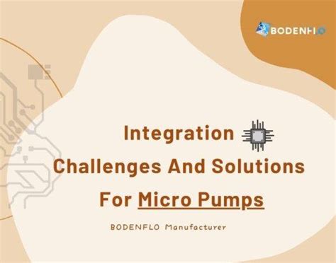 High Quality Micro Diaphragm Pumps BODENFLO Precision And Reliability