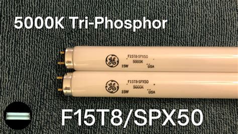 GE F15T8 SPX50 5000K Tri Phosphor 15w T8 Fluorescent Lamp Rapidstart