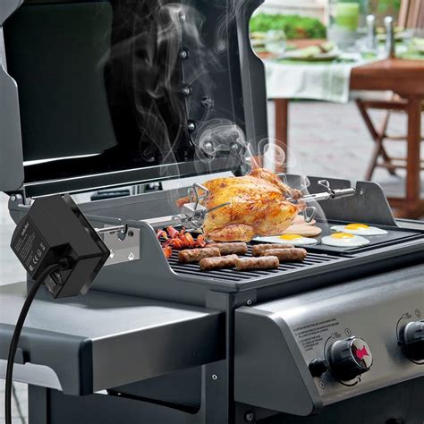 Onlyfire 6014 Rotisserie Kit for Weber Spirit 200/300 Series Grill ...