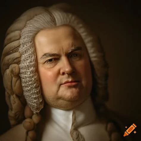 Portrait Of Johann Sebastian Bach On Craiyon