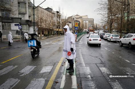 همشهری آنلاین تصاویری بسیار زیبا از بارش باران و برف در تهران