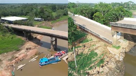 Fotos Mostram Antes E Depois De Ponte Que Desabou No AM Amazonas G1