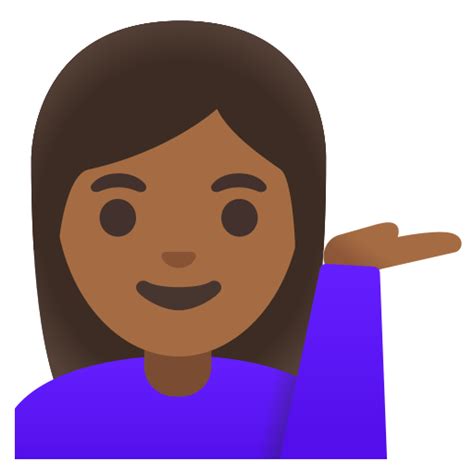 Girl With Hand Out Emoji