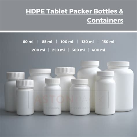 Hdpe Tablet White Pill Packer Bottles Pharma Grade At Piece