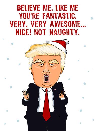 Funny Christmas Card - "Trump Like Me Christmas" from CardFool.com