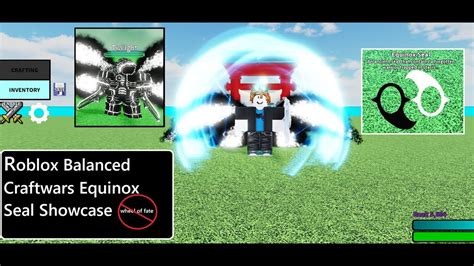 Roblox Balanced Craftwars Equinox Seal Showcase Youtube