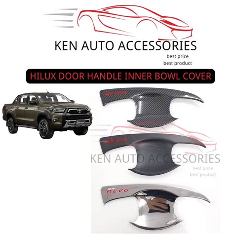 Toyota Hilux Revo Rocco 2020 Door Inner Bowl Cover Door Handle Cover