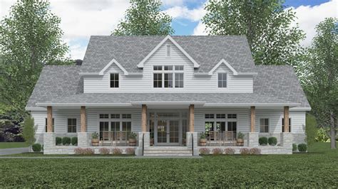 Farmhouse Home Plan - Hickory Hill - dream book home plans