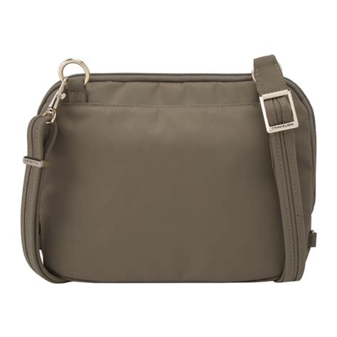 Travelon Anti-Theft Tailored Crossbody Organizer Sable