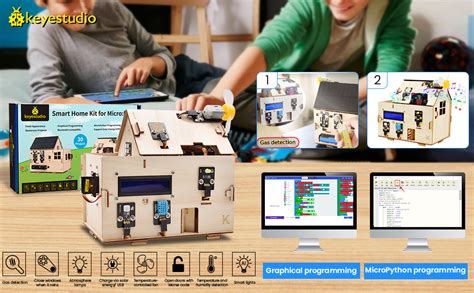 Keyestudio Bbc Micro Bit Iot Smart Home Starter Kit Para Microbit V