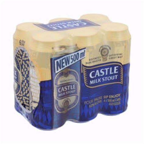 Castle Milk Stout Can 6 X 500ml Offer At Liquor City