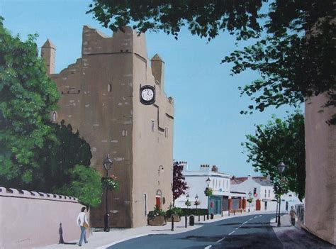 Dalkey Castle Painting By Tony Gunning Fine Art America