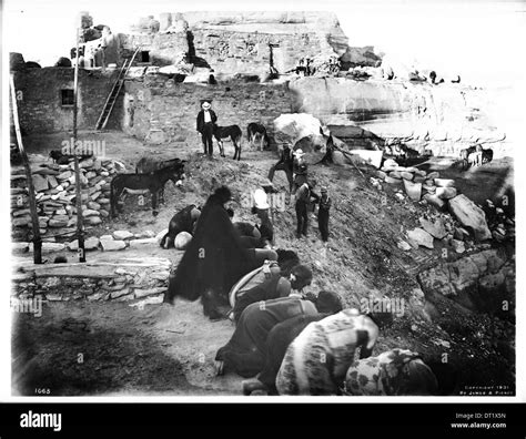 Hopi Snake Priests Taking The Emetic After The Snake Dance In The Hopi