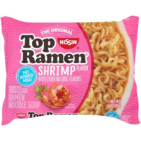 Amazon Nissin Top Ramen Shrimp Flavor Ramen Noodle Soup Oz