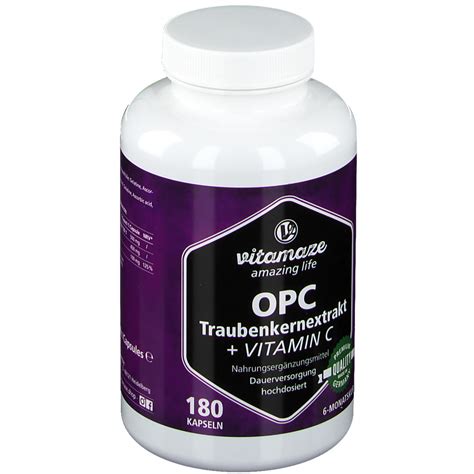 Opc Traubenkernextrakt Hochdosiert Vitamin C St Shop Apotheke At