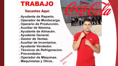 Trabajo En Coca Cola Sin Experiencia Bolsa De Trabajo Coca Cola 2023