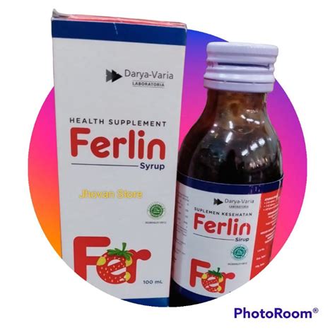 Jual Ferlin Syrup 100 Ml ~ Suplemen Vitamin Dan Zat Besi Untuk Anak Dalam Masa Pertumbuhan