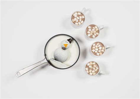 Carl The Snowman Melts Into Hot Chocolate W Marshmallows The Green Head